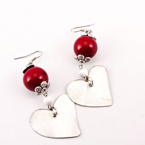 'HEART-SHAPED 1129' Earrings