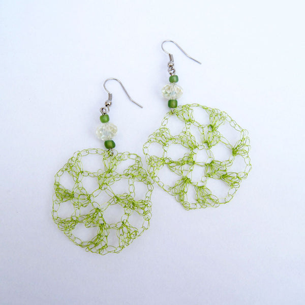 'HAND-KNITTED 1167' Earrings