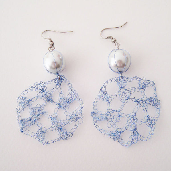 'HAND-KNITTED 1173' Earrings