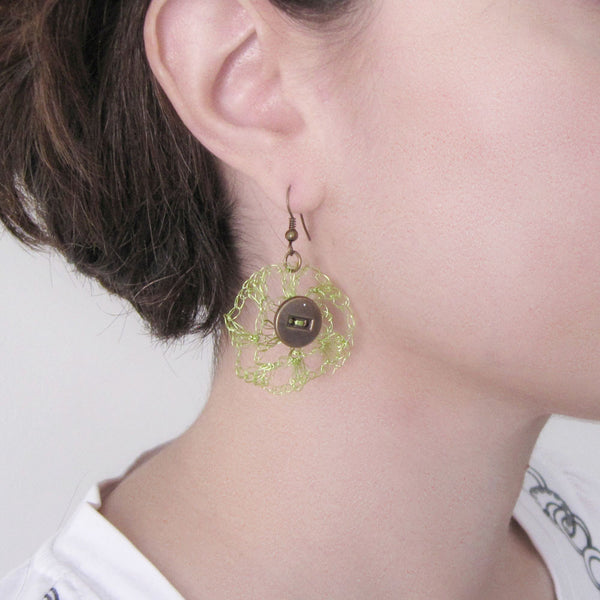 'HAND-KNITTED 1199' Earrings