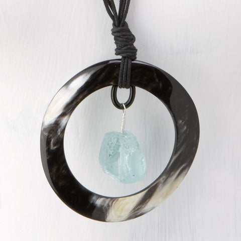 'AZALEA AQUA' Pendant